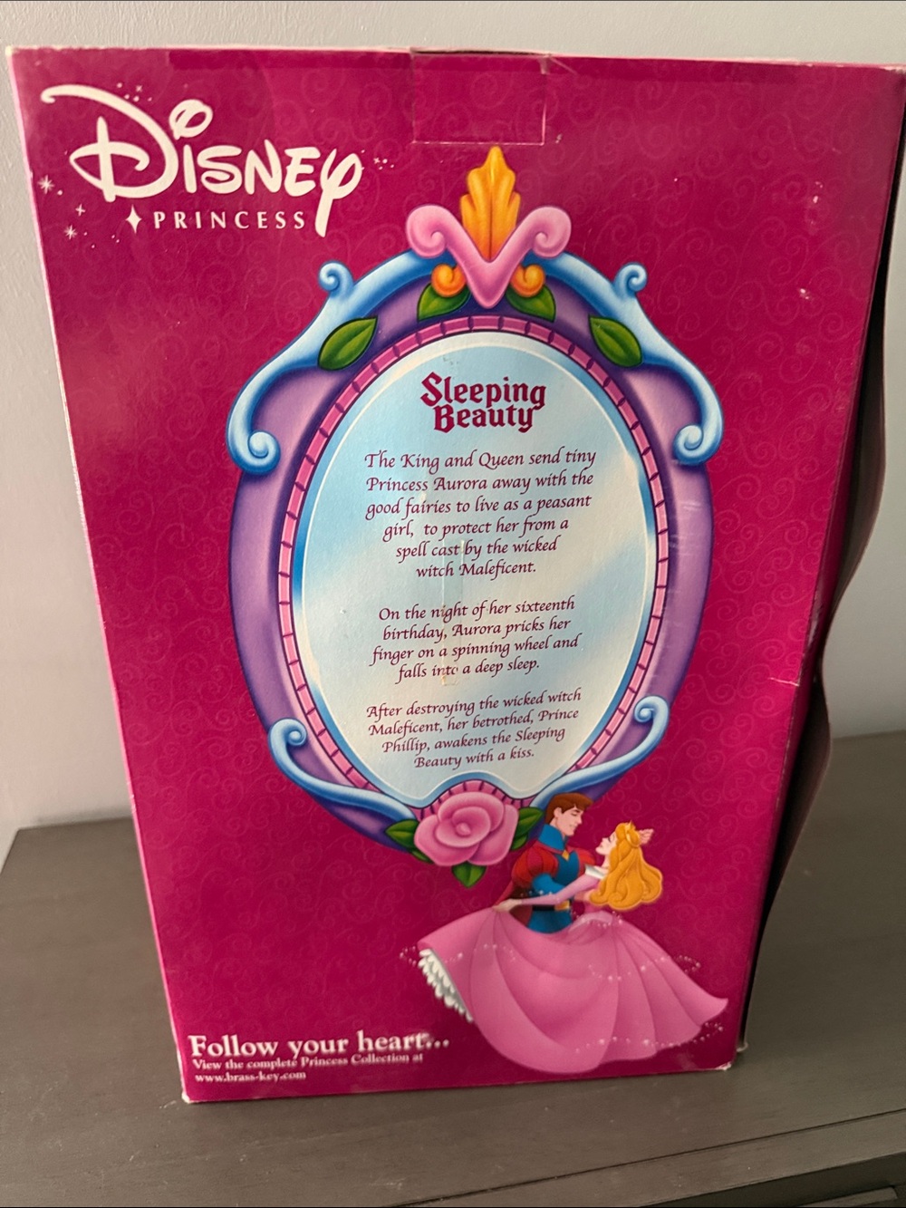 Disney Aurora Pink and Gold Porcelain Doll - Picture 3 of 4